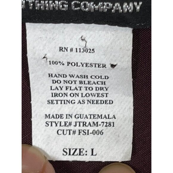 Rampage Silky Tank L Red Babydoll Festive Artsy Preppy Y2K Holiday Classic Chic - Picture 5 of 10